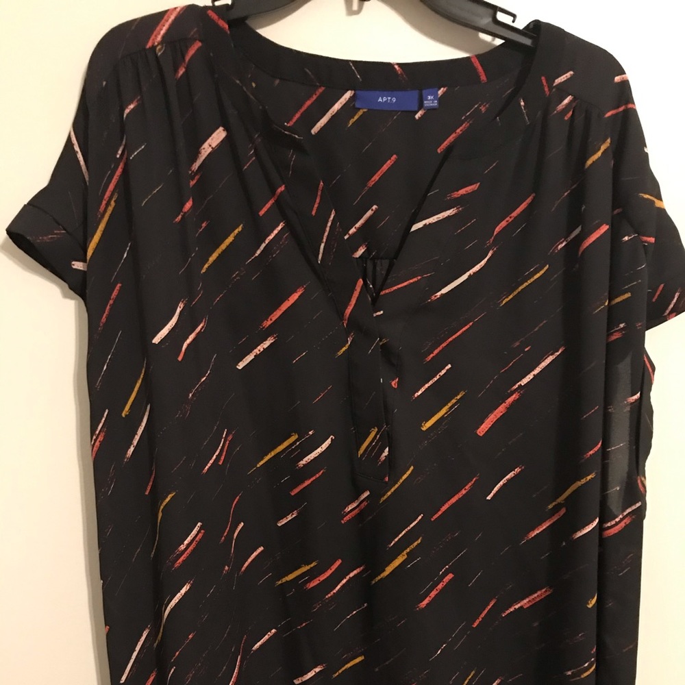 Plus size lightweight work blouse